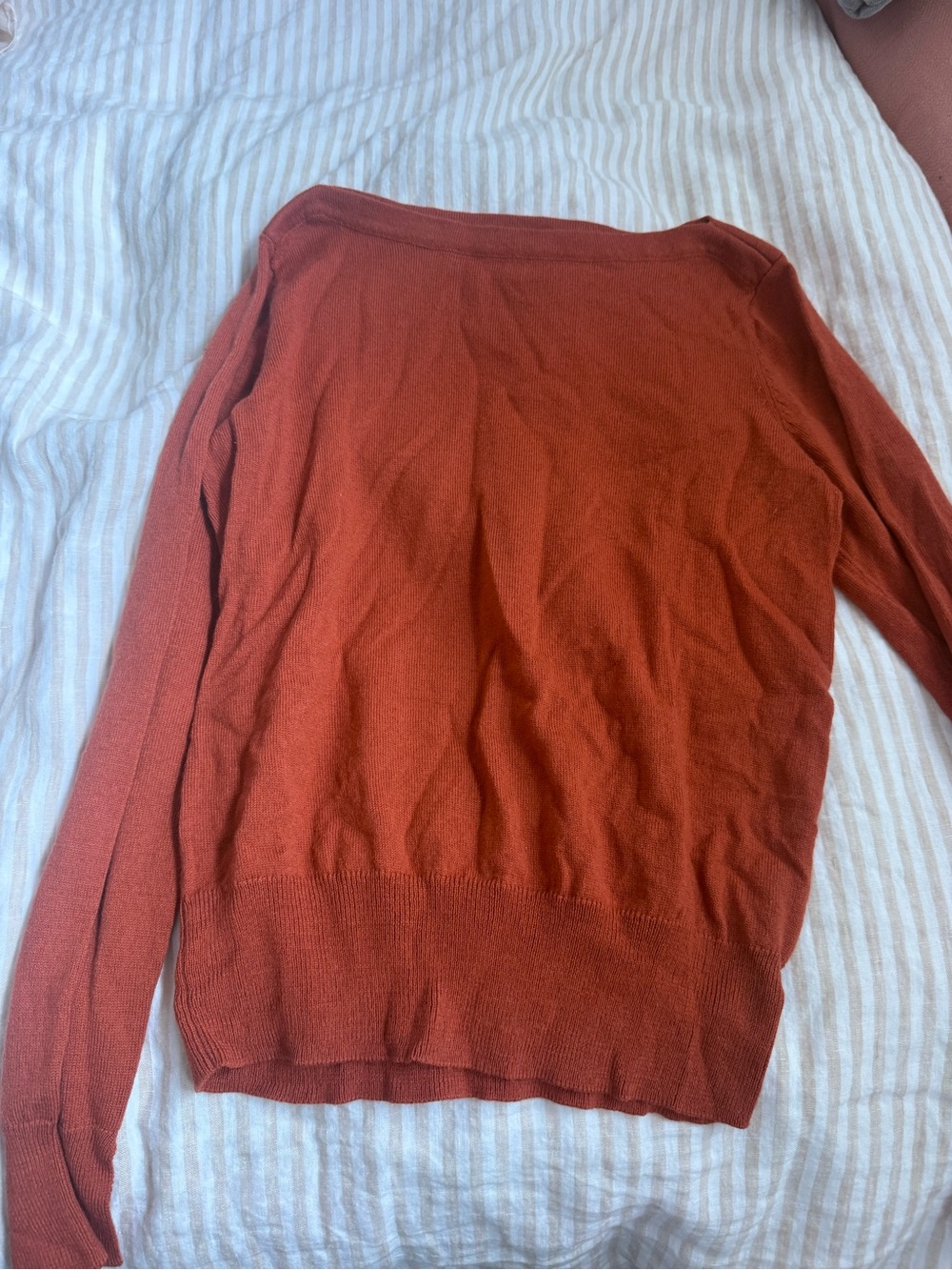 The Limited burnt orange sweater in size M
